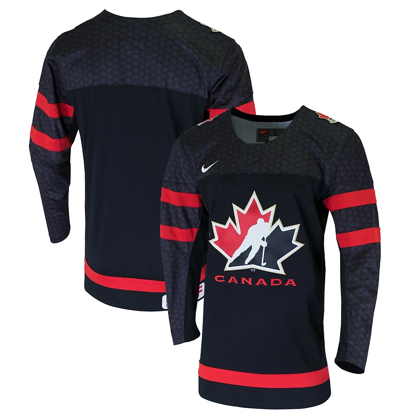 Chandail d'équipe Nike de Hockey Canada, noir pour hommes