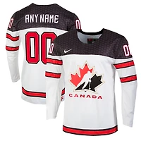Nike Blanc Hockey Canada pour homme - Maillot réplique personnalisé