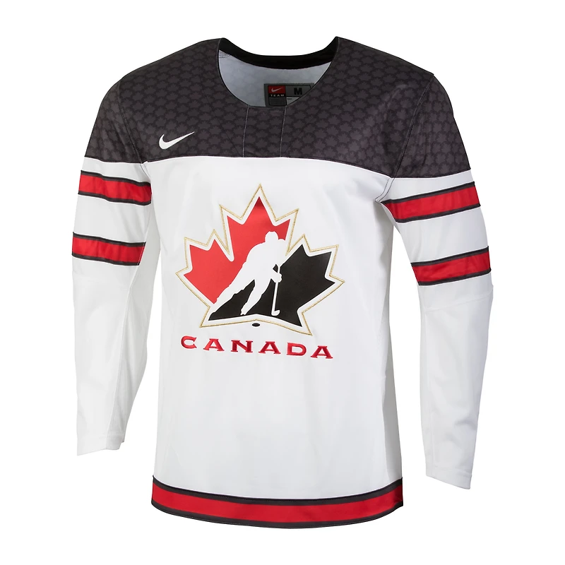 Maillot Nike Blanc Hockey Canada pour homme - Réplique de l'équipe