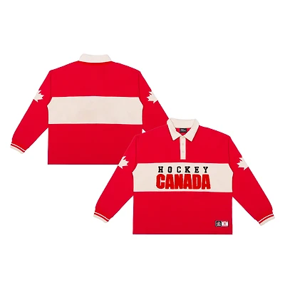 Polo de rugby rouge du collectif pour la paix hommes, Hockey Canada