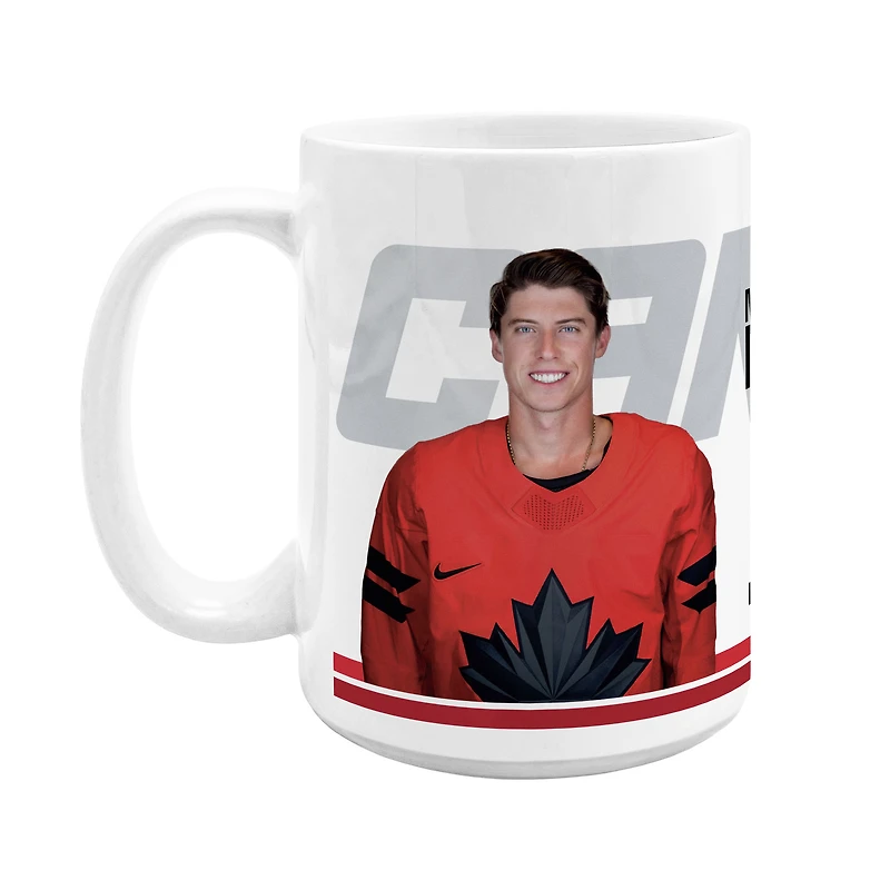 Mug en céramique 15 oz avec photo de Mitch Marner (Hockey Canada)