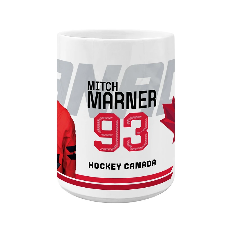 Mug en céramique 15 oz avec photo de Mitch Marner (Hockey Canada)