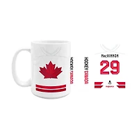 Nathan MacKinnon Hockey Canada Home Jersey 15oz Ceramic Mug