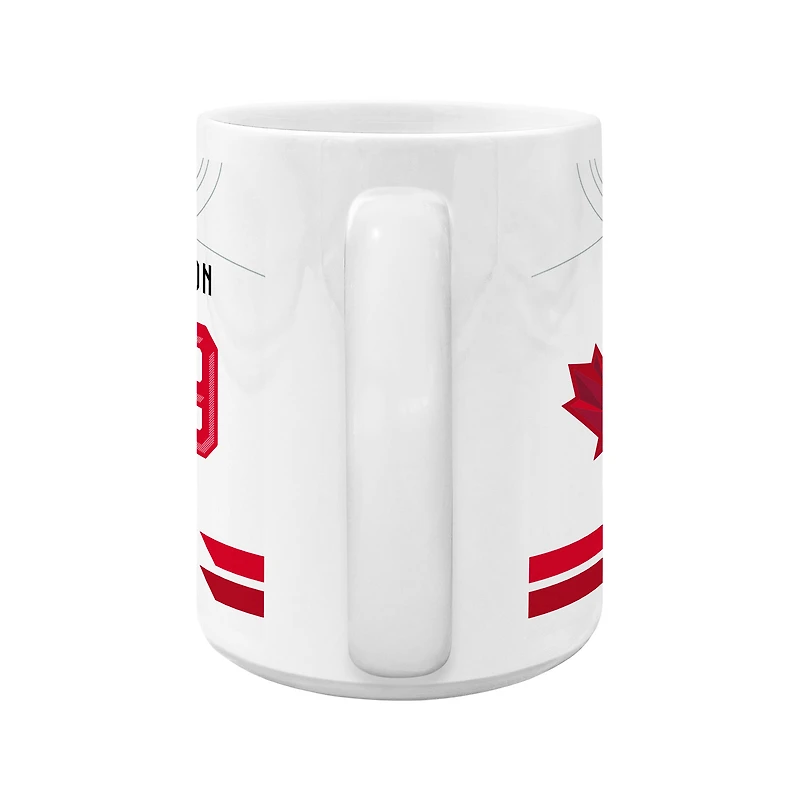 Nathan MacKinnon Hockey Canada Home Jersey 15oz Ceramic Mug