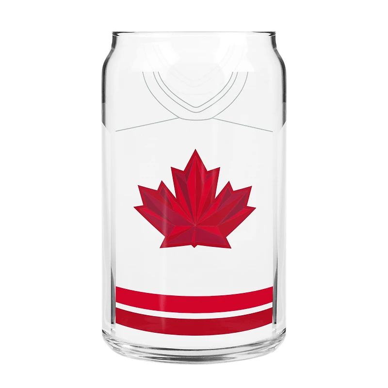 Nick Suzuki Hockey Canada 16oz Jersey Can Glass
