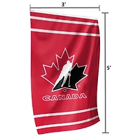 Drapeau rouge Canada Hockey 3 pi x 5 pi