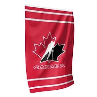 Drapeau rouge Canada Hockey 3 pi x 5 pi