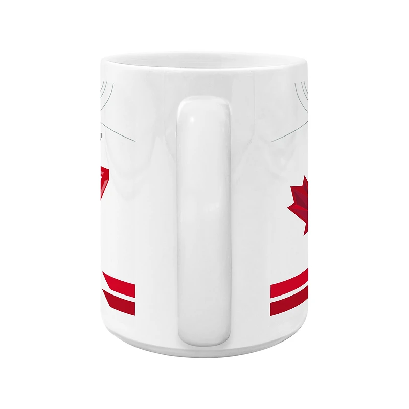 Mug en céramique 15 oz à l'effigie du maillot domicile de Sidney Crosby (Hockey Canada)