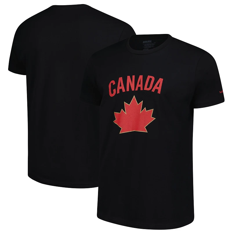 Unisex Black Hockey Canada 2024 Team Canada Graphic T-Shirt