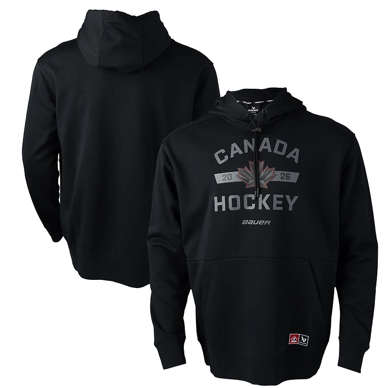 Unisex Black Hockey Canada All Hoodie