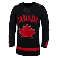 Unisex Black Hockey Canada Alternate Replica Jersey