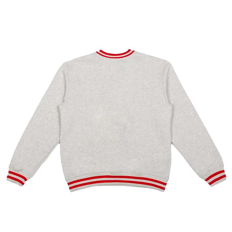 Sweat-shirt unisexe Peace Collective gris Hockey Canada à col rond épais