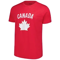 T-shirt graphique unisexe rouge de l'équipe canadienne Hockey Canada 2024