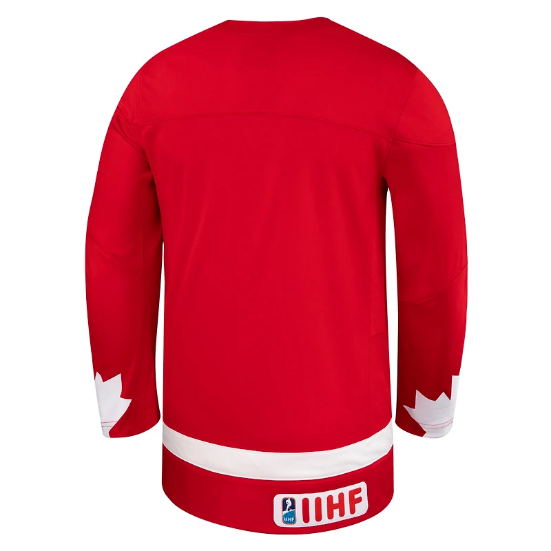Unisex Red Hockey Canada Alternate Replica Jersey