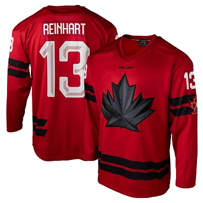 Unisex Sam Reinhart Red Hockey Canada 2026 Replica Jersey
