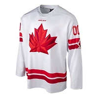 Maillot réplique unisexe blanc de hockey Canada 2026 personnalisé