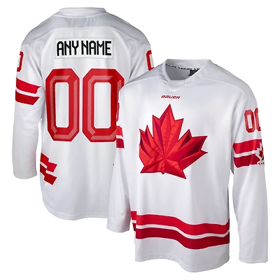 Unisex  White Hockey Canada 2026 Replica Custom Jersey