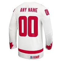 Maillot réplique alternatif personnalisé unisexe blanc de Hockey Canada