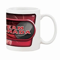 White Canada Hockey 11oz. Sublimated Coffee Mug