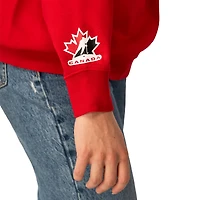 Women's Bauer Hockey  Red Canada Lightweight Hoodie