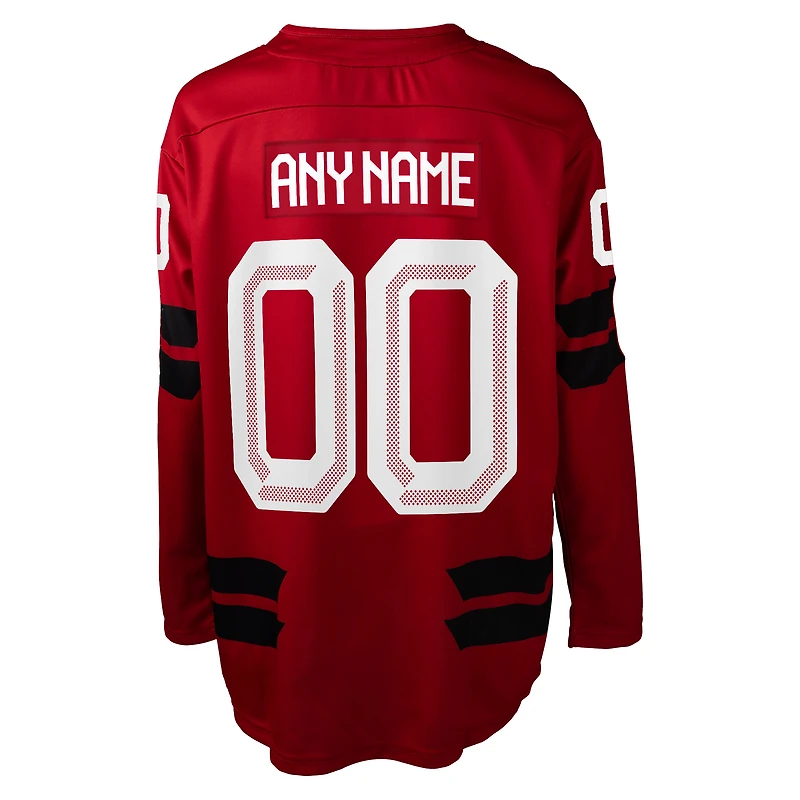 Women's Red Hockey Canada 2026 Replica Custom Jersey