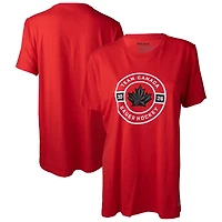T-shirt rond rouge Hockey Canada pour femmes