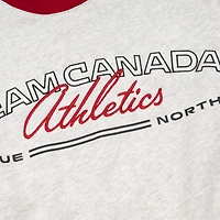 Women's SPORTS CLUB ATELIER Gray Hockey Canada Northern Athletics Fleece Sweatshirt