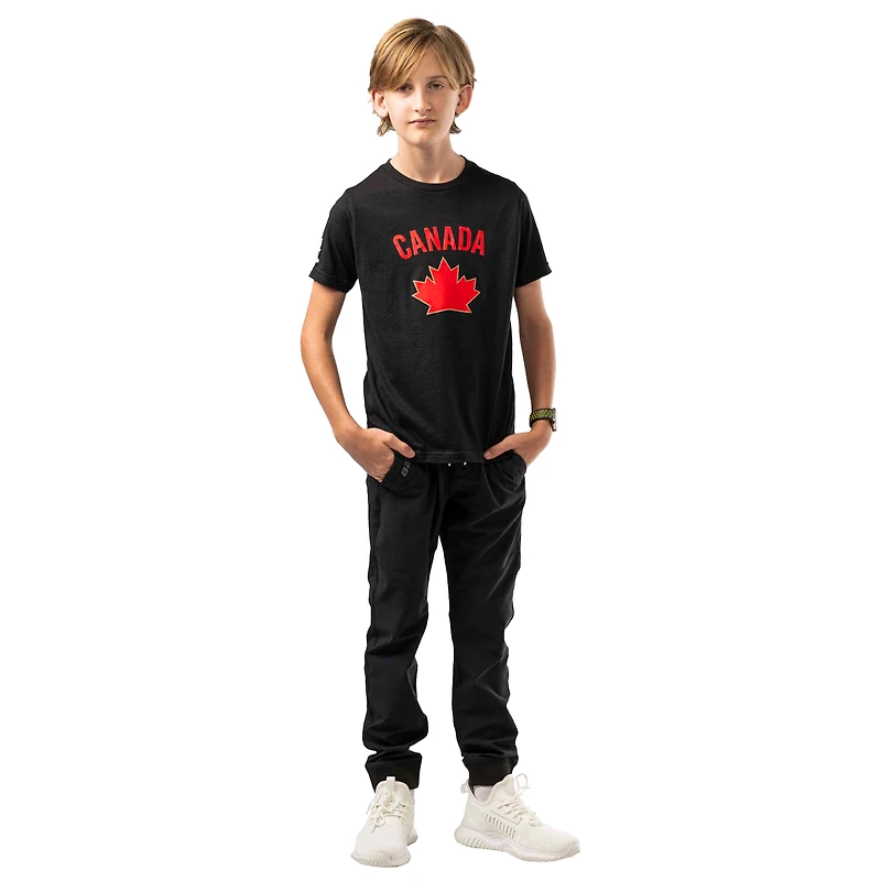 Youth Black Hockey Canada 2024 Graphic T-Shirt