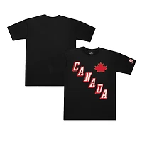 T-shirt poids lourd Youth Peace Collective Black Hockey Canada