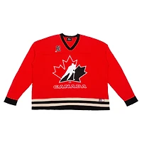 Youth Peace Collective  Red Hockey Canada Knit Sweater