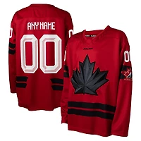 Youth  Red Hockey Canada 2026 Replica Custom Jersey