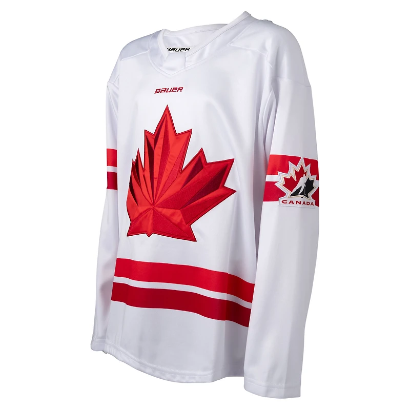 Maillot réplique blanc pour jeunes de Hockey Canada 2026