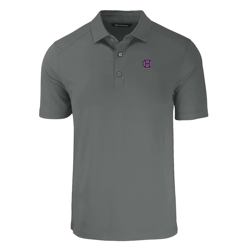 Polo gris Holy Cross Crusaders pour homme, coupeur et buck, grande taille, en tissu recyclé extensible Forge Eco Stretch