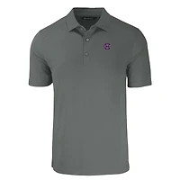 Polo gris Holy Cross Crusaders pour homme, coupeur et buck, grande taille, en tissu recyclé extensible Forge Eco Stretch