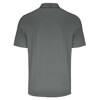 Men's Cutter & Buck Heather Black Holy Cross Crusaders Big Tall Forge Eco Stretch Recycled Polo