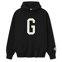Men's Black Homestead Grays Fear of God x Negro Leagues Baseball Museum Fleece Pullover Hoodie
