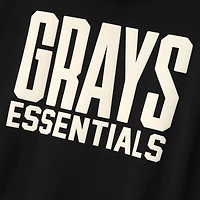 Men's Black Homestead Grays Fear of God x Negro Leagues Baseball Museum Fleece Pullover Hoodie