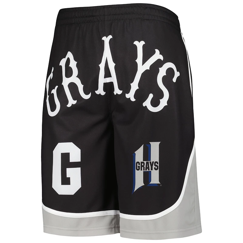 Short Stitches noir Homestead gris pour homme