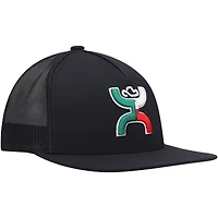 Casquette HOOey Boquillas Trucker Snapback noire pour homme