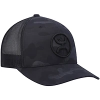 Men's HOOey Black O-Classic Trucker Snapback Hat