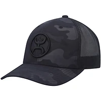 Men's HOOey Black O-Classic Trucker Snapback Hat
