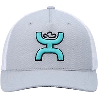 Casquette HOOey Coach Flex pour hommes, gris/blanc