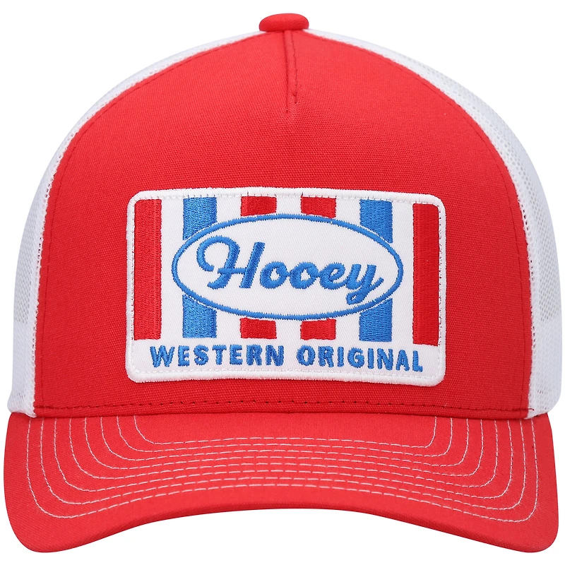 Casquette snapback HOOey Sudan rouge/blanc pour homme