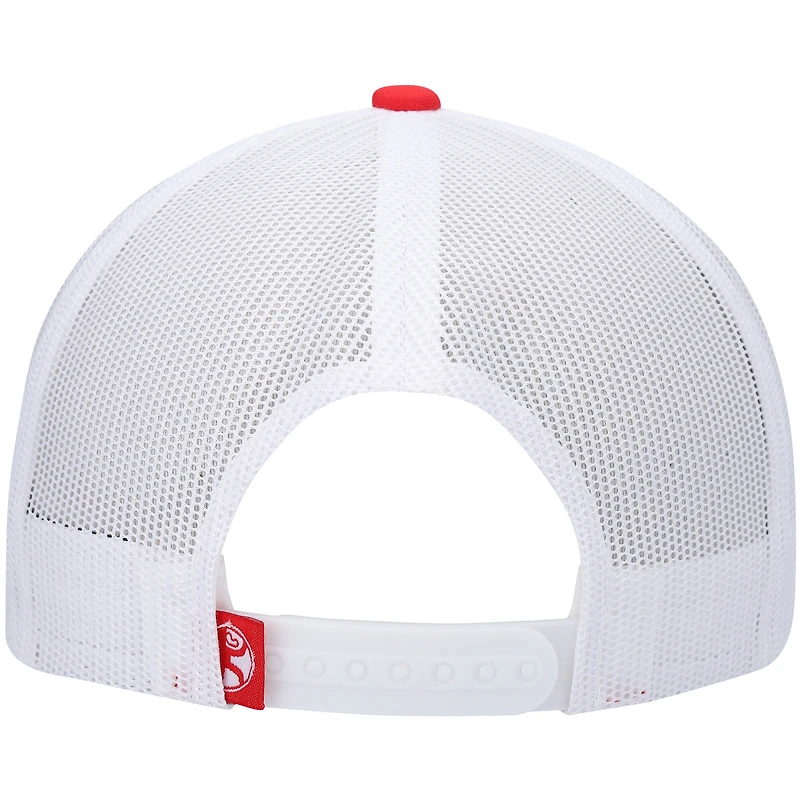 Casquette snapback HOOey Sudan rouge/blanc pour homme