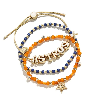 BaubleBar  Houston Astros 3-Pack Bracelet Set