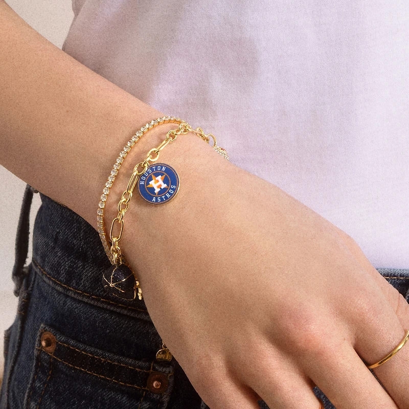 BaubleBar Houston Astros Charm Bracelet