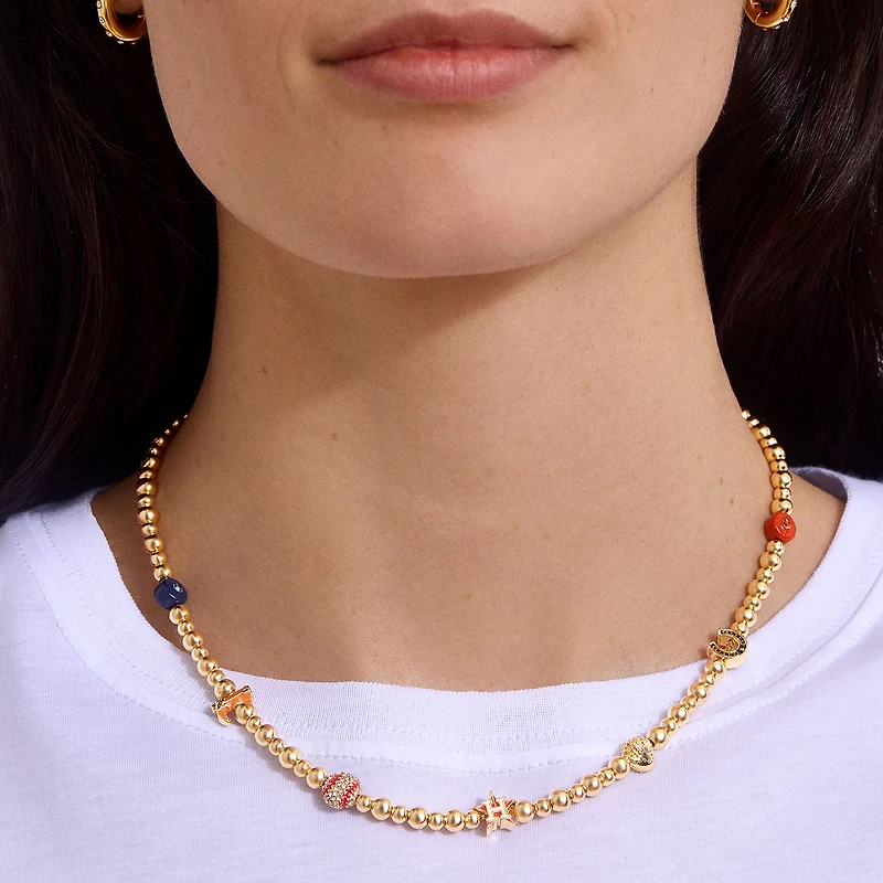 Collier à breloques BaubleBar Houston Astros Pisa