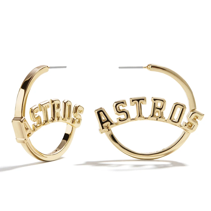 Boucles d'oreilles créoles BaubleBar Houston Astros (logo)