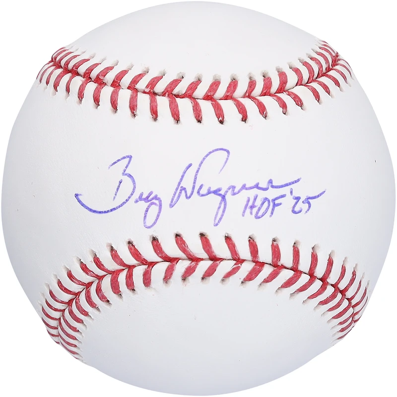 Billy Wagner Houston Astros Autographed Baseball with "HOF 25" Inscription 