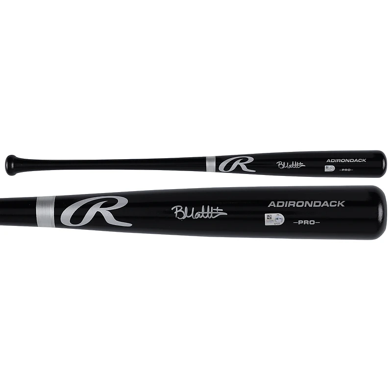 Bâton Rawlings Pro noir autographié par Brice Matthews des Astros de Houston